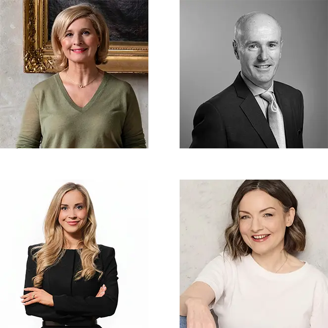 a grid of the 4 speakers for this event